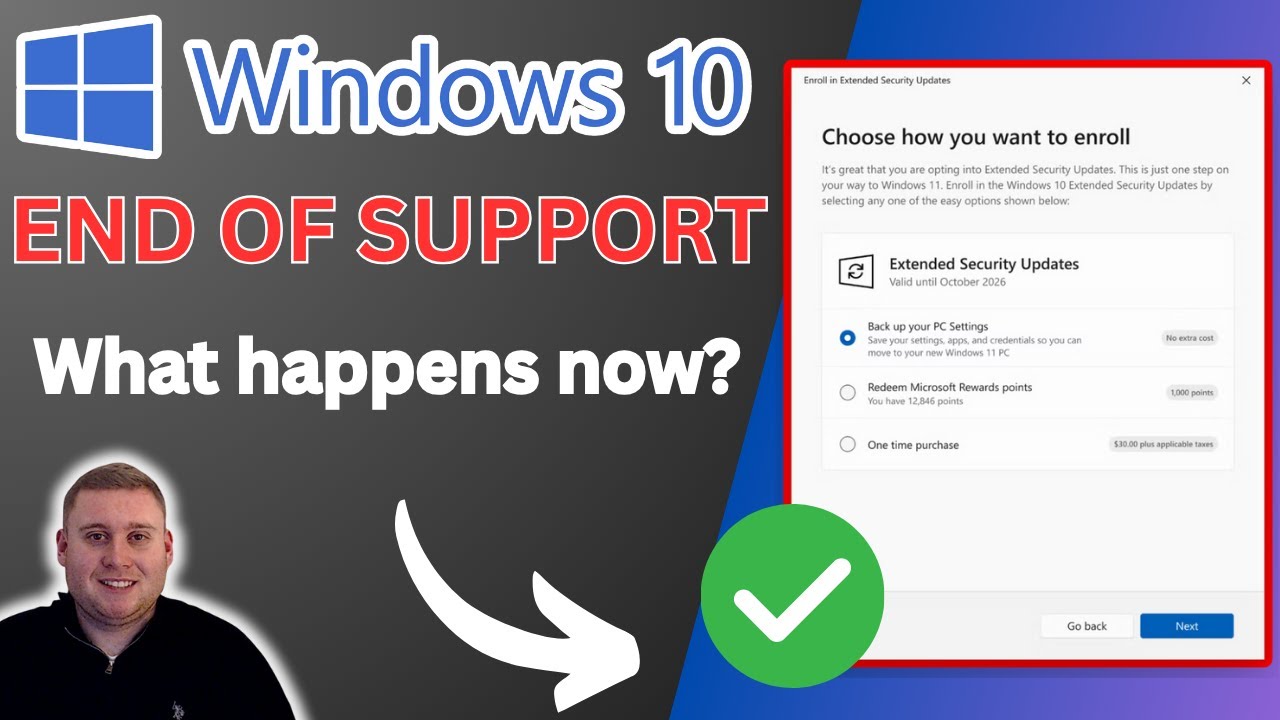 Окончание поддержки Windows 10 — как подписаться на расширенные обновления до 2026 года