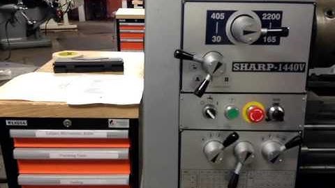 1440 SHARP - Setting Speed Feed Rate