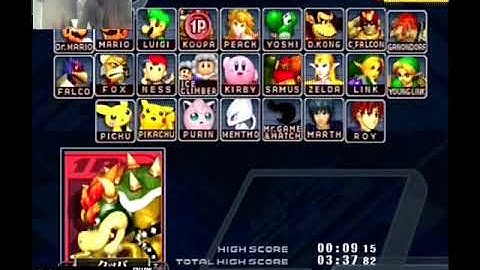 Bowser Target Test/BtT in 9.15 (NTSC)