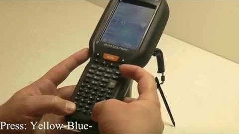Sanvels Technologies  Reboot a Datalogic Falcon™ X3 Mobile Computer Terminal