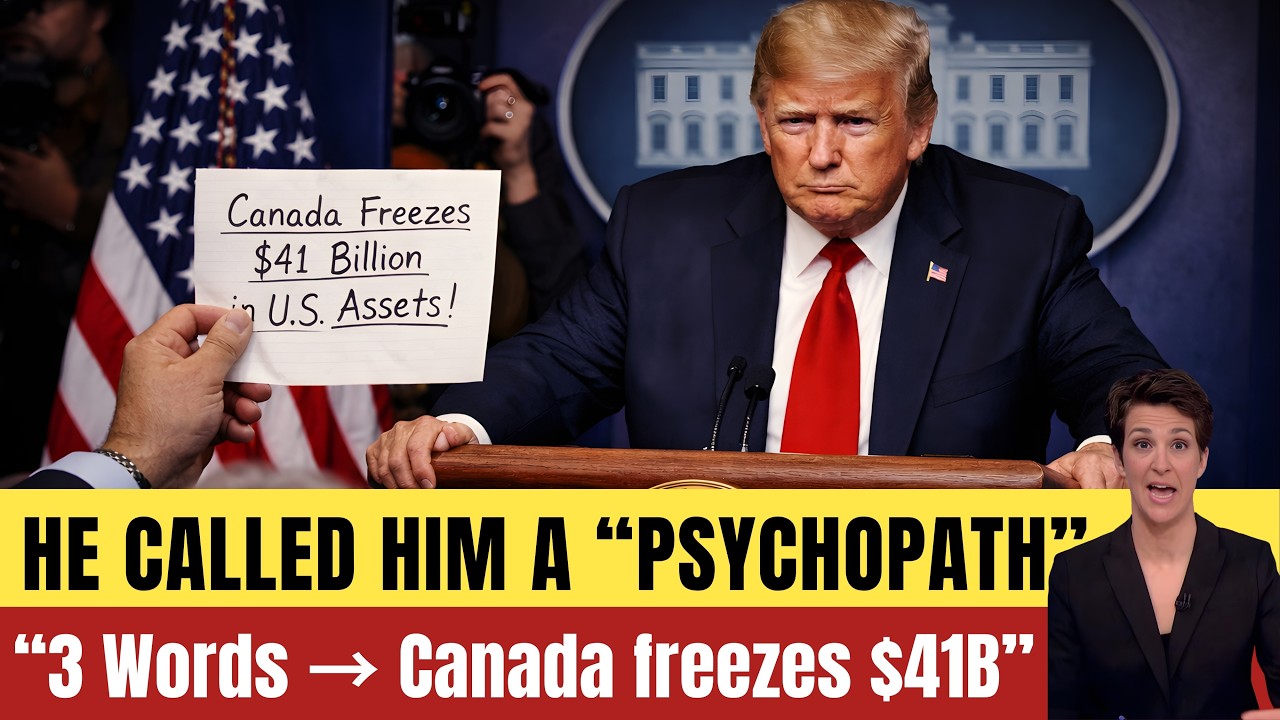 1 Minute Ago: Carney Freezes Key Assets — Trump’s Reaction on Live TV is ‘Unstable’ | Rachel Maddow