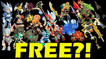 Giveaway + how to get FREE items with Brawlhalla Viewership Rewards, vid in under 2 mins