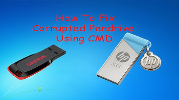 How To Fix Corrupted/Damage PenDrive Using CMD Without Any Software
