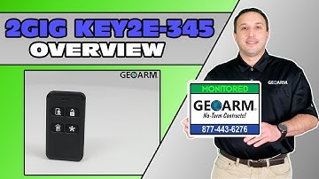 2GIG KEY2e-345 eSeries Remote Keyfob: Overview