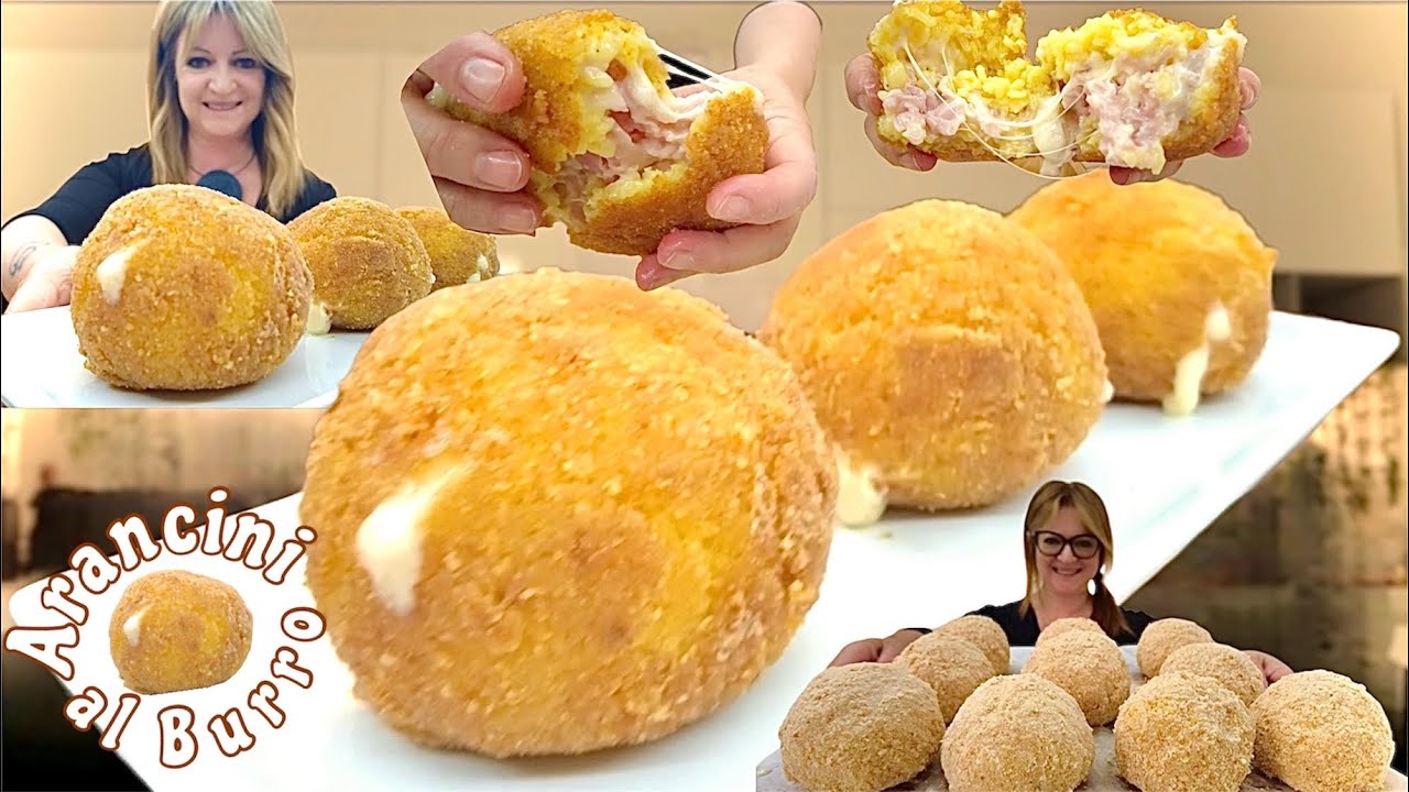 АРАНЧИНИ С РИСОМ И МАСЛОМ в белом с ВЕТЧИНОЙ И СЫРОМ руководство