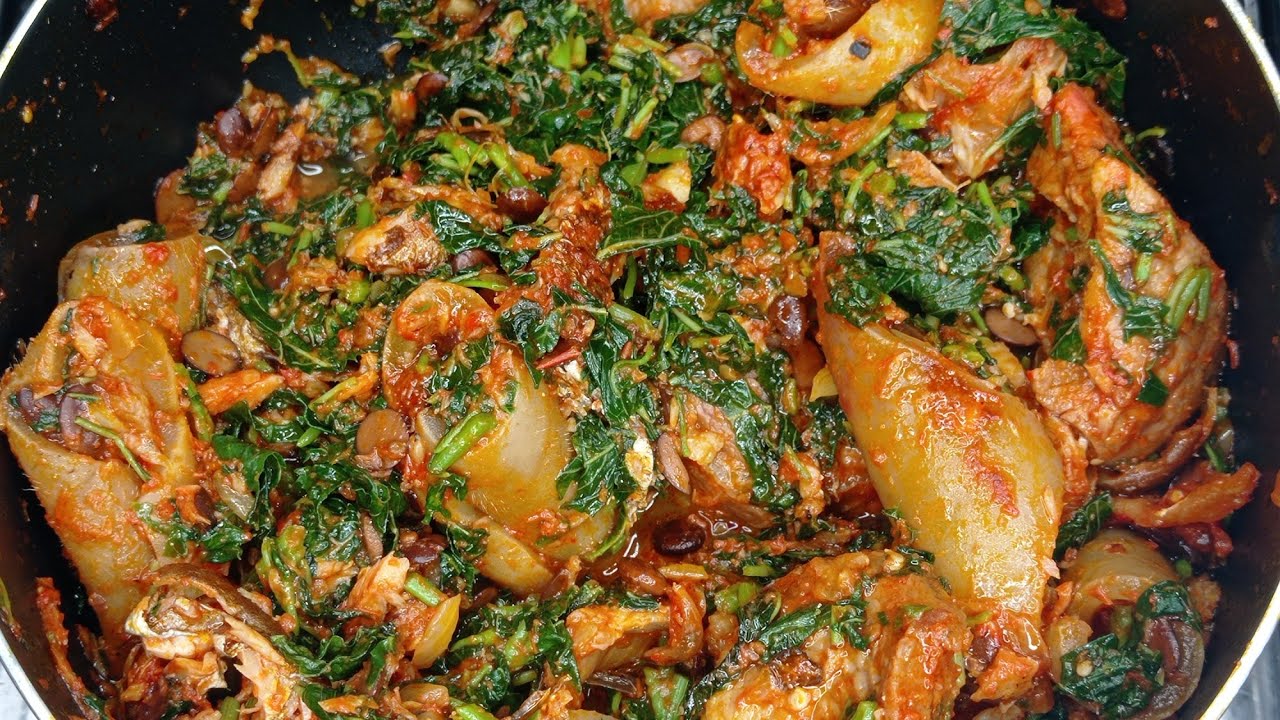 Vegetable soup How to cook vegetable soup Efo riro YouTube