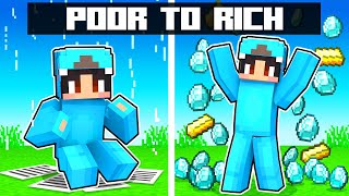 Omz POOR To RICH Story In Minecraft!