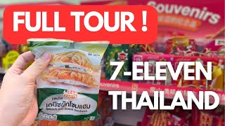 Full Tour inside 7Eleven Bangkok | Snacks and Foods to Try Now.