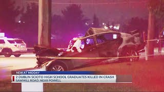 Victims of north Columbus crash were recent Dublin graduates