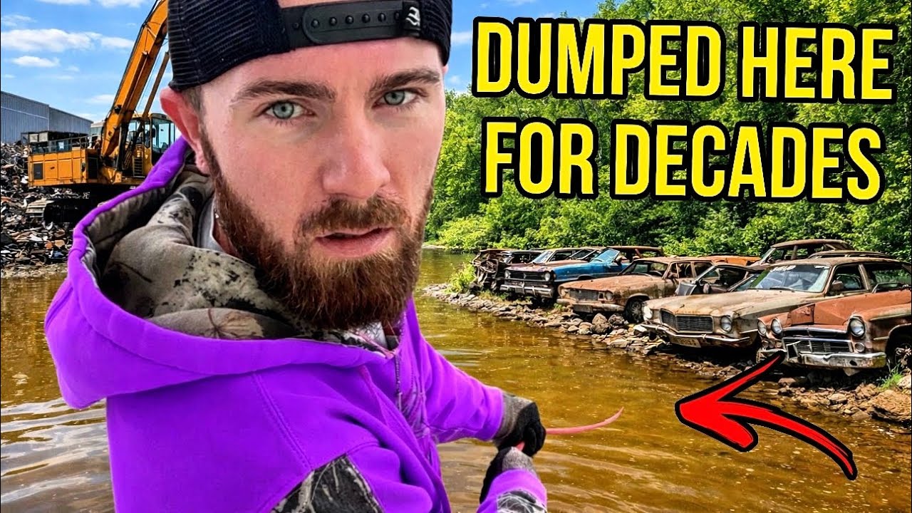 Magnet Fishing an Underwater Disposal Site They Never Expected to Surface!