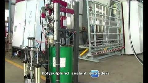 Insulated Glass Sealant Extruder & Sealing Table