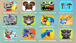 Tom Gold Run, Jerry Brothers, Zombie Tsunami, Merge Miners, Dude Theft, My Tom, Fish.io, Tom Jetski screenshot 3