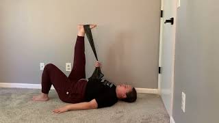 Famous Supine Hamstring Stretch - 2 ways Net Worth