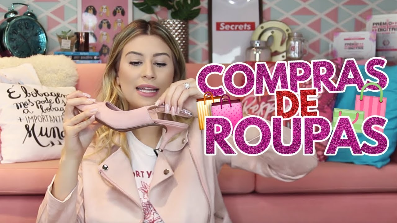 COMPRINHAS DE ROUPAS E SAPATOS!