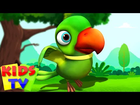 Main Tota Hare Rang Ka | मैं तोता मैं तोता | Hindi Kids Rhymes By Kids TV