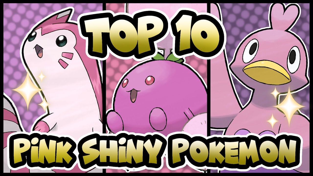 POKÉMON TOP 10! - Best PINK Shiny Pokémon! 