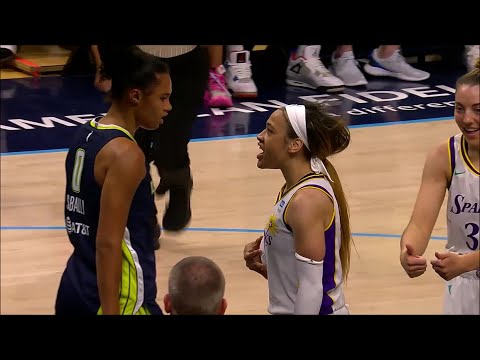 5'9 Chennedy Carter RIPS Ball From 6'4 Satou Sabally, Then Steps Up To Her & Sabally Does NOTHING