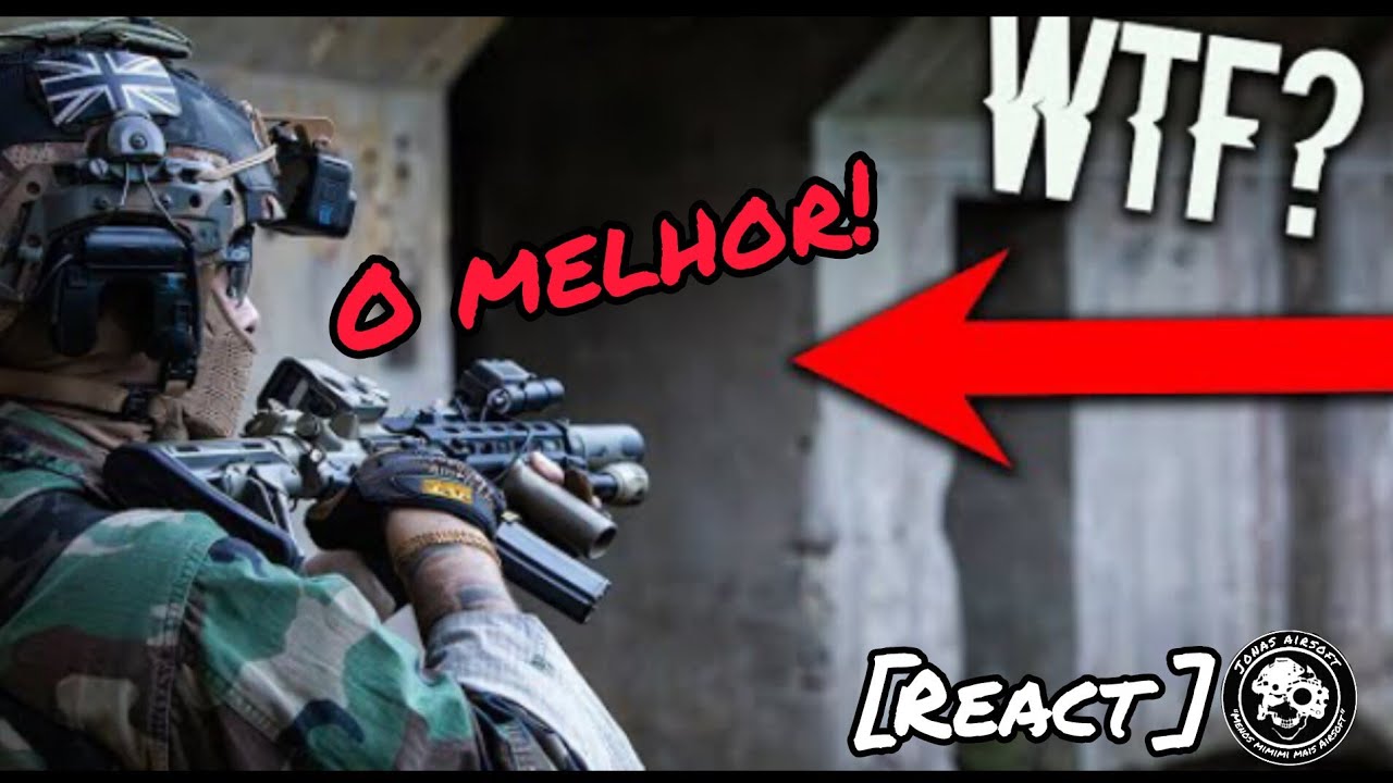 soldado britânico maceta todos no Airsoft! names nicco react!! YouTube
