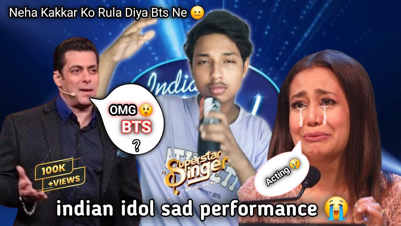 indian Idol में इस BTS ने सबको रूला दिया 😭 | indian idols sad performance | Bahut pyar karte hain