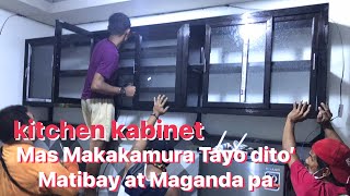 Mas Mura at Mas Matibay itong Aluminum Glass Kumpara sa wood Cabinet’