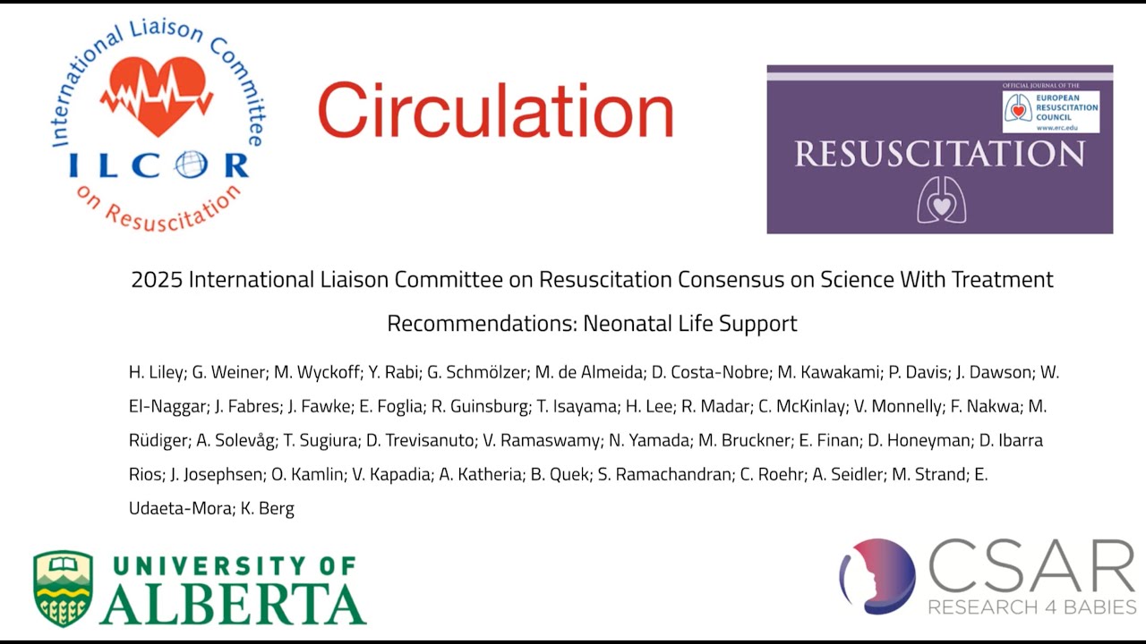 2025 ILCOR Neonatal Life Support Consensus on Science with Treatment Recommendations