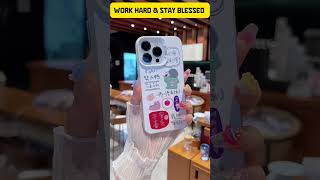 Work Hard &amp; Stay Blessed ✨ | Cute Aesthetic Phone Setup