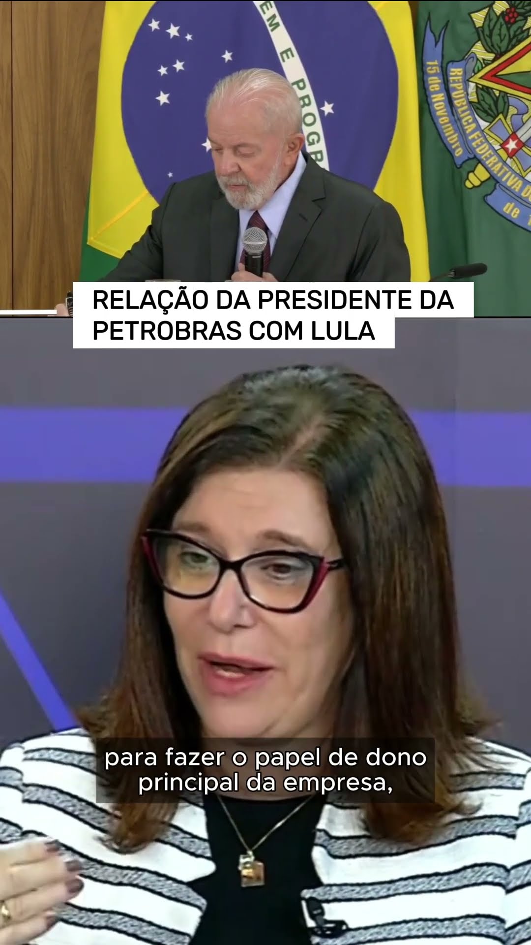 Presidente da Petrobras afirma ter “relacionamento muito bom” com Lula #shorts