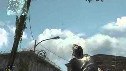 cross map throwing knife on mw3 in infected( mw3 gameplay)