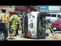 Rollover crash slows traffic early Monday afternoon in west Topeka
