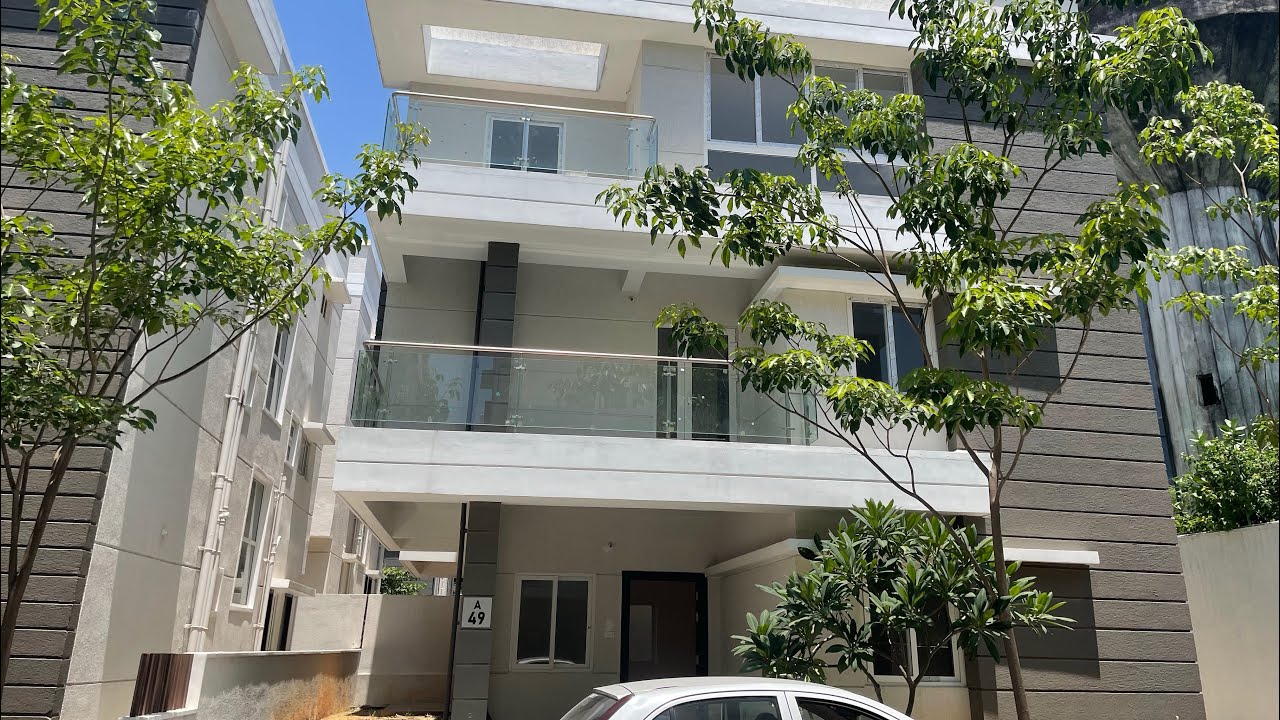Ready to Move 👌 4 Bhk Villa For Sale Gachibowli Hyderabad