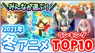 【2021冬アニメ】みんなが選ぶおすすめアニメランキングTOP10！【2020年12月集計版】