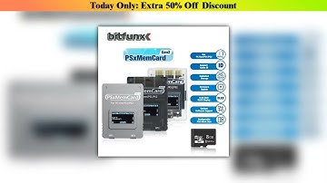 Get BitFunx PSxMemCard Gen2 SD2PSX Memory Card For PS1/PS2 SD Card Reader Card Adapter For PS One G