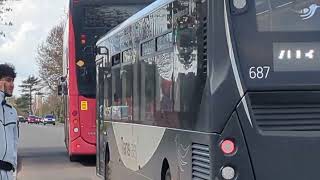 Here Is 687 On The Number 703 In Heathrow Saturday 28 March 2026