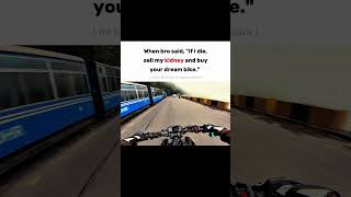 When manifestation has wrong timing😭 #bikeride #bikelife #shorts #shortvideo #travel