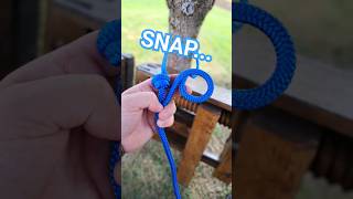 You Never Know - Snap Bowline with Stopper Knot #knot #outdoors