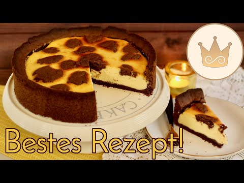 EINFACH UND SCHNELL! 😋RUSSISCHER ZUPFKUCHEN! KÄSEKUCHEN mit SCHOKOTEIG! 😋Rezept von SUGARPRINCESS