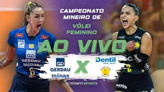 Gerdau Minas x Dentil Praia Clube AO VIVO com imagens | Mineiro de Vôlei Feminino Sicredi 2026