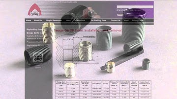 Swagesert Thinwall Insert Installation for Thread Repair