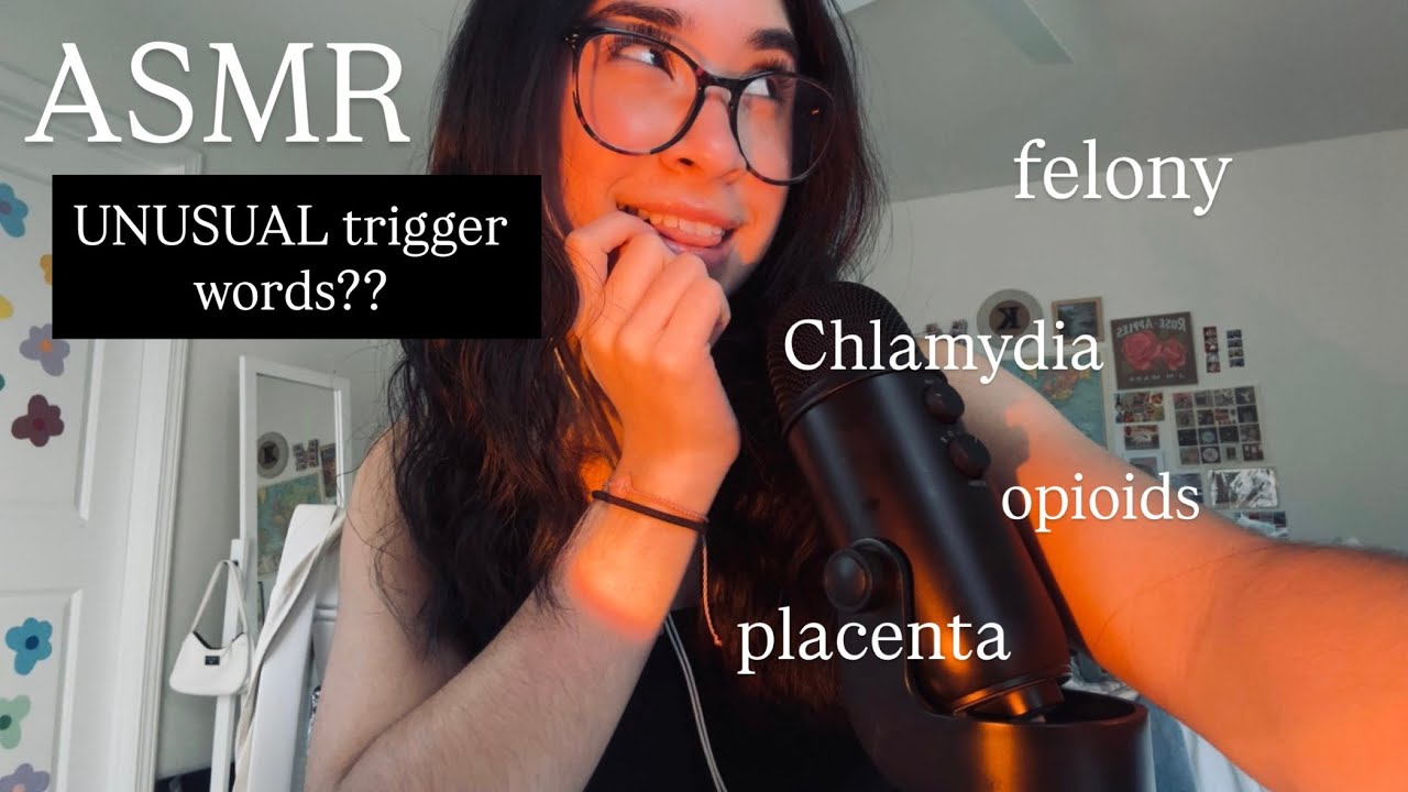 ASMR || trigger words except they all have weird meanings🫣 (SUPER TINGLY)