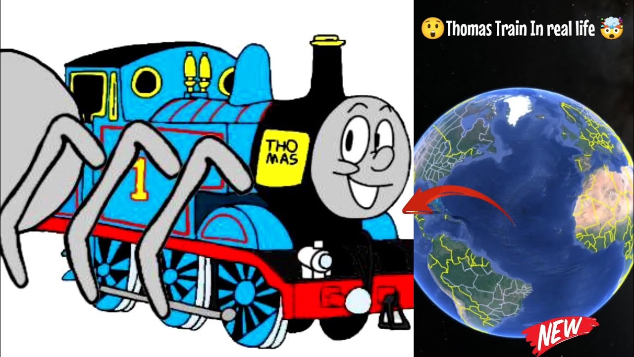 I find thomas the tank on Google map and google earth 