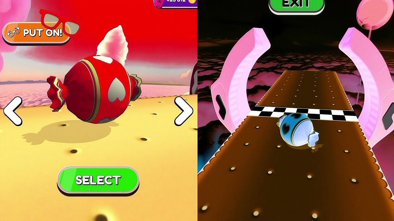 🌈🌀Going Balls, SpeedRun Vs Reverse Video Gameplay Part 373