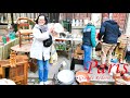 前夜からあの最高の蚤の市へ行って来ました!/街中が蚤の市!/晩ご飯から買ったものまで/Paris vlog