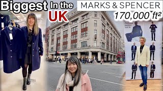 The [ Biggest ] M&amp;S in the UK?  | Marble Arch Flagship Review｜Foodhall｜Fashion ｜Cafe ｜