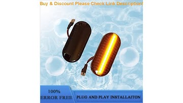 Deal Led Dynamic Side Marker Turn Signal Light Sequential Blinker Light For VW Golf 3 4 Passat 3BG