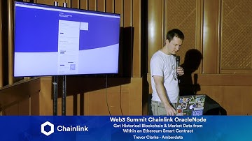 Chainlink Web3 Summit HackerNode: Get historical Blockchain & Market Data within Ethereum