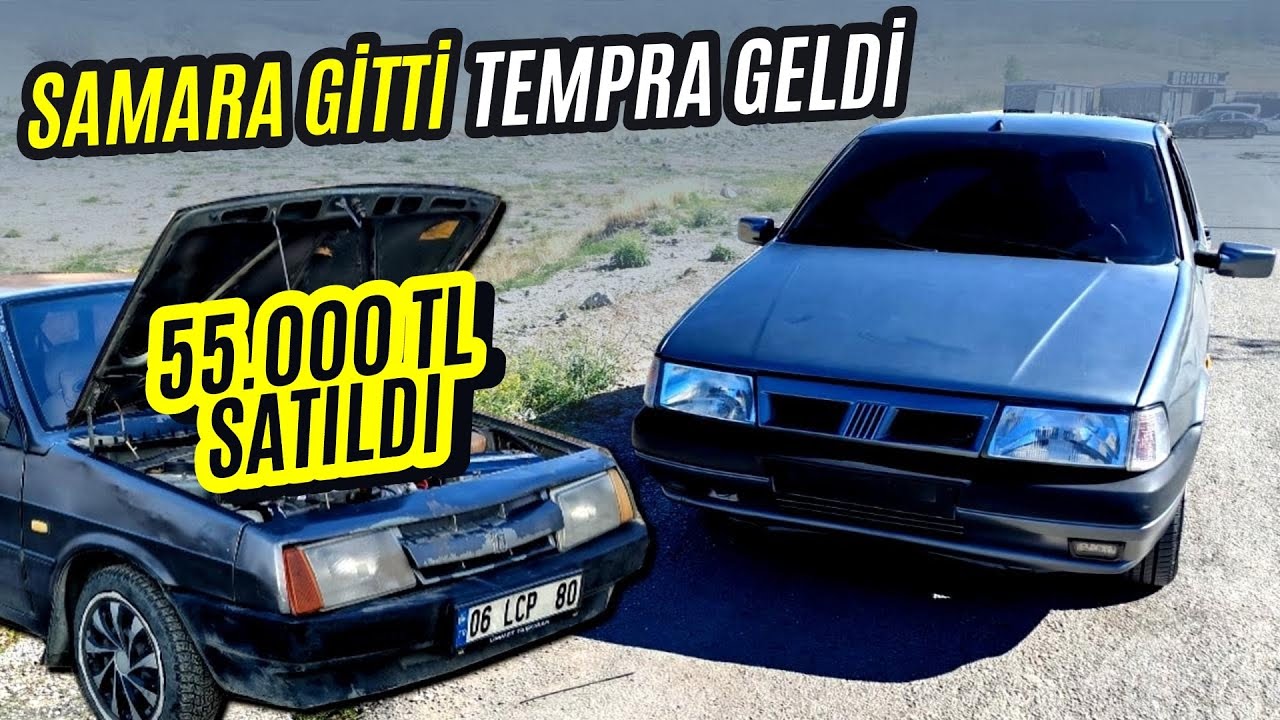 LADA'YI 55.000 LİRAYA SATTIM YERİNE TEMPRA ALDIM | Samara Gitti Fiat Tempra 1.6 MPI Geldi
