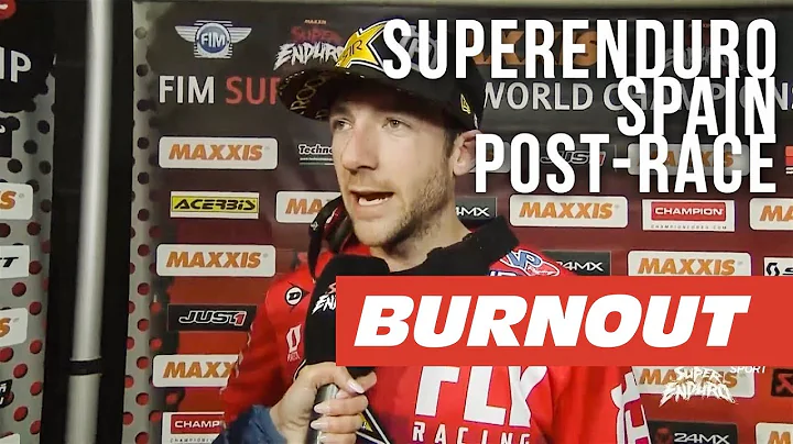 COLTON HAAKER POST-RACE |  SuperEnduro Spain 2019 ...