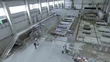 Achieving higher precision in natural stone machine foundations with linear motion technology