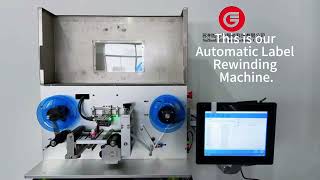 Automatic Label Rewinding Machine with Counting Function