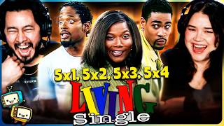 LIVING SINGLE (1996) 5x1, 5x2, 5x3 & 5x4 REACTION! | First Time Watch | Queen Latifah